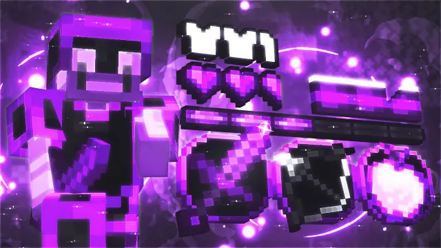 BEST 16x Purple Texture Pack for PvP - Icynutella 4k, screenshot 1